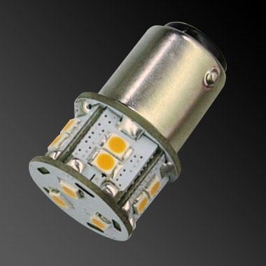 13 LED Pygmy Bay15d Double Contact (offset pins) – 12V Lights – Suitable For Horseboxes, Caravans & Boats – Aten Lighting