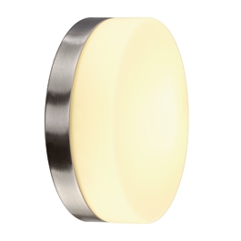 SLV 133700 D-Tect E27 20W Brushed Metal Microwave Sensor Ceiling & Wall Light