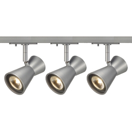 SLV 143344TK3 Diabo 35W 3 Light Track Kit Silver Grey