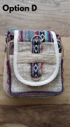 Messenger Bag – Hemp – Option D – The Karmic Chameleon