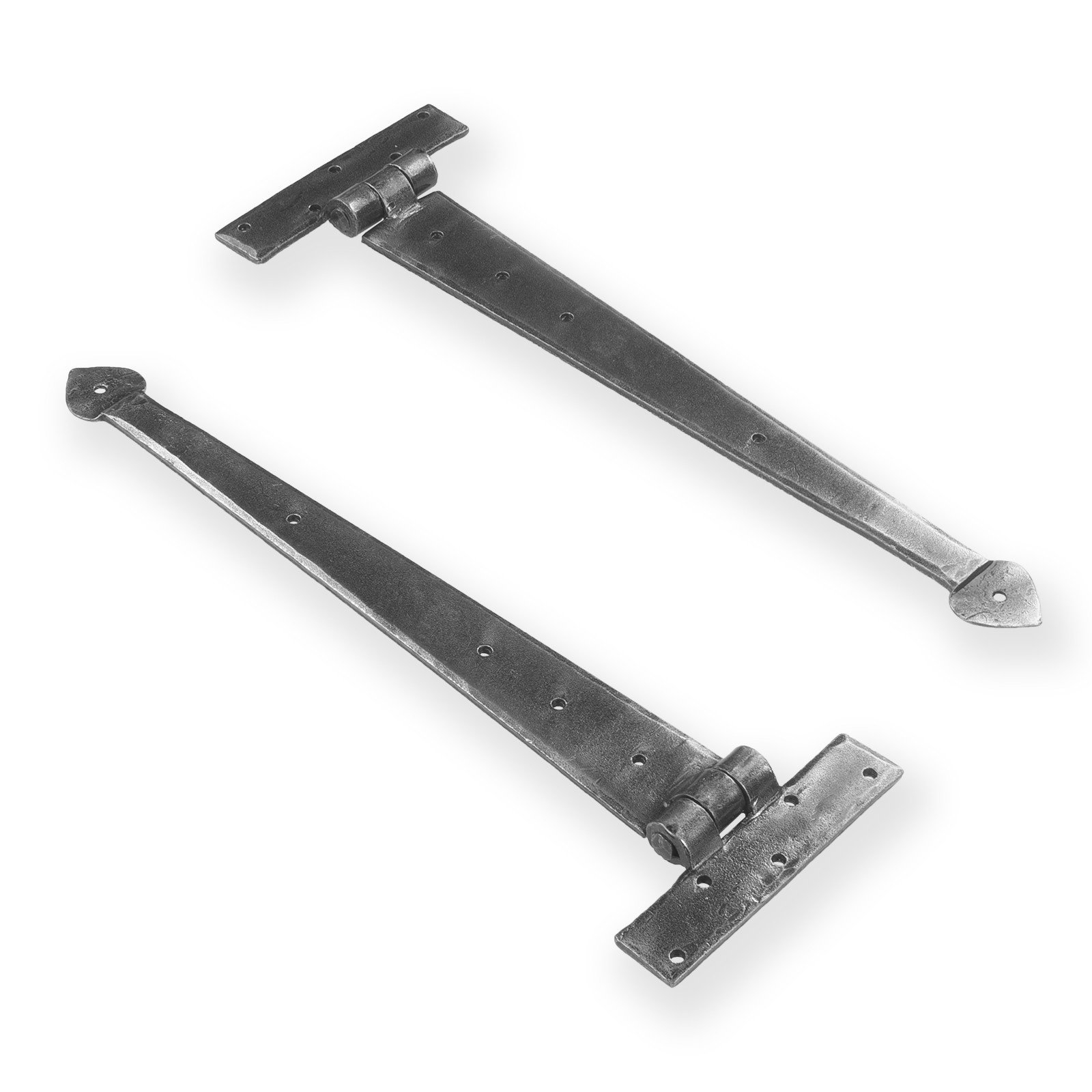 Arrow End T Hinges Pewter 4″-24″