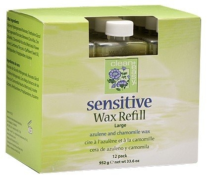 Clean+Easy Sensitive Wax Refill With Azulene & Chamomile Large (12)
