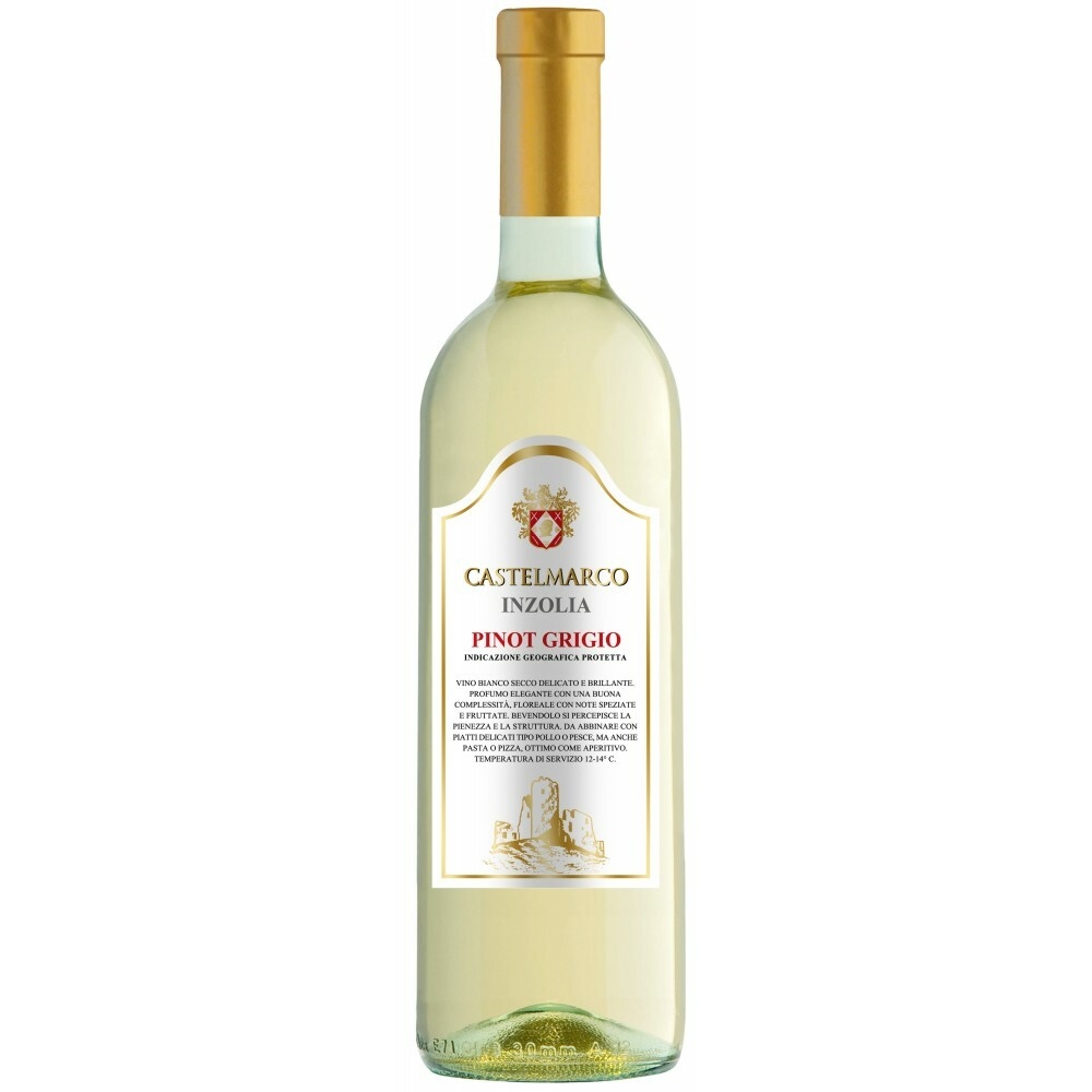 Pinot grigio White Wine Inzolia – Castelmarco 0,75L