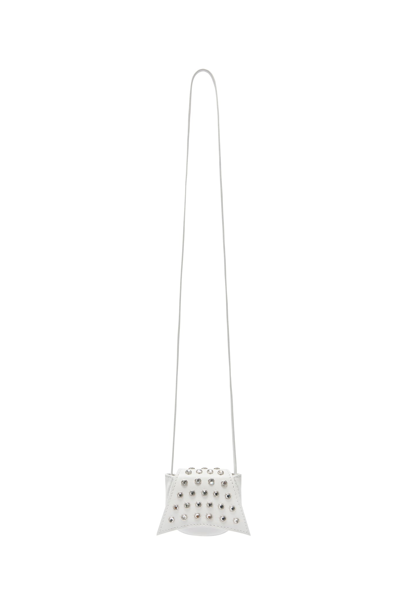 KIKKI MINI BAG IN WHITE WITH CRYSTALS – 16Arlington