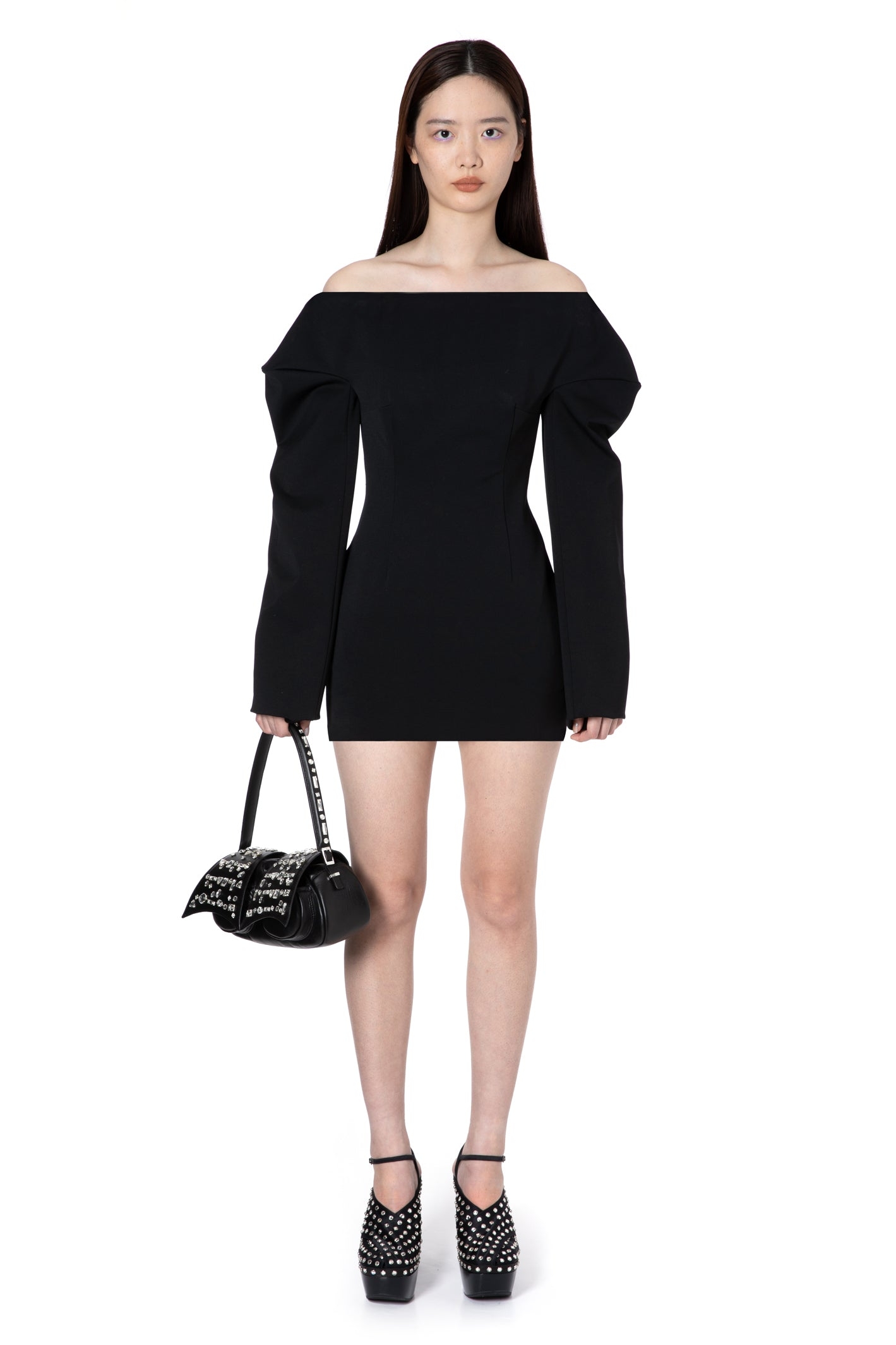 SAGE MINI DRESS IN BLACK, 4 – 16Arlington