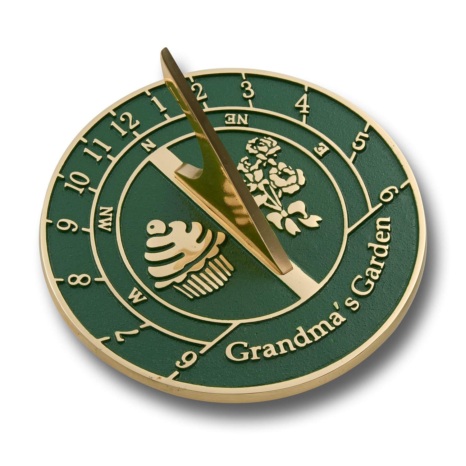 Sundial Gift For Grandma’s Garden. Reads: Grandma’s Garden