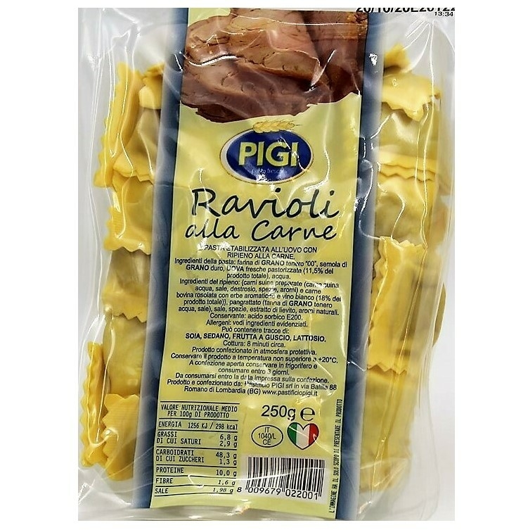 Ravioli With Meat (Beef And Pork) – 250gr