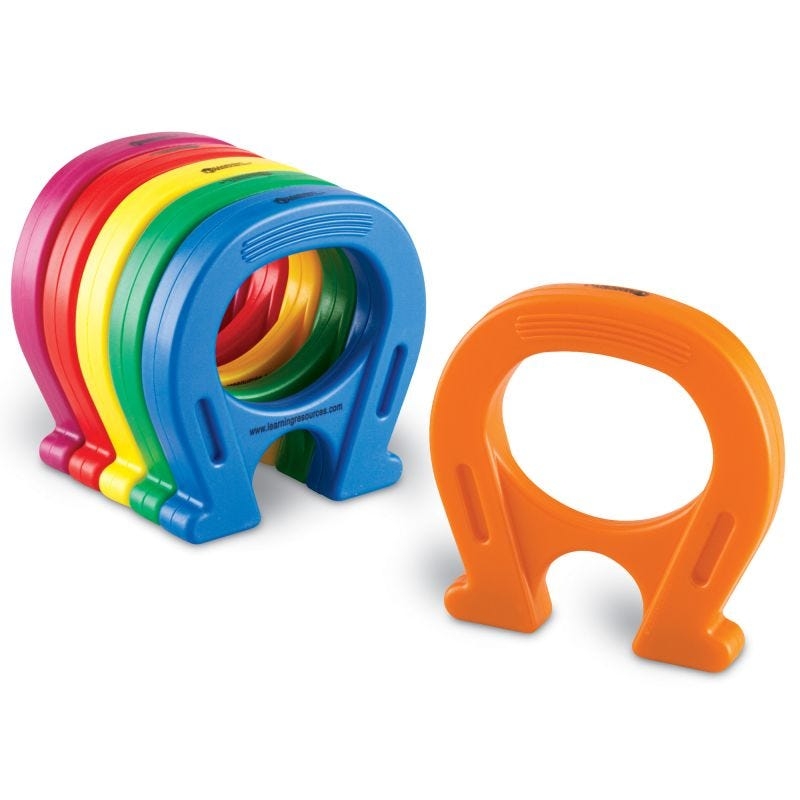 LR Horseshoe-shaped Large Magnet Red – Vocational/ Learning Toys For Children Aged 3-8 Years