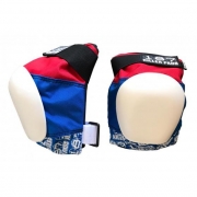 187 Killer Pro Knee Pads Red/White/Blue – Ripped Knees