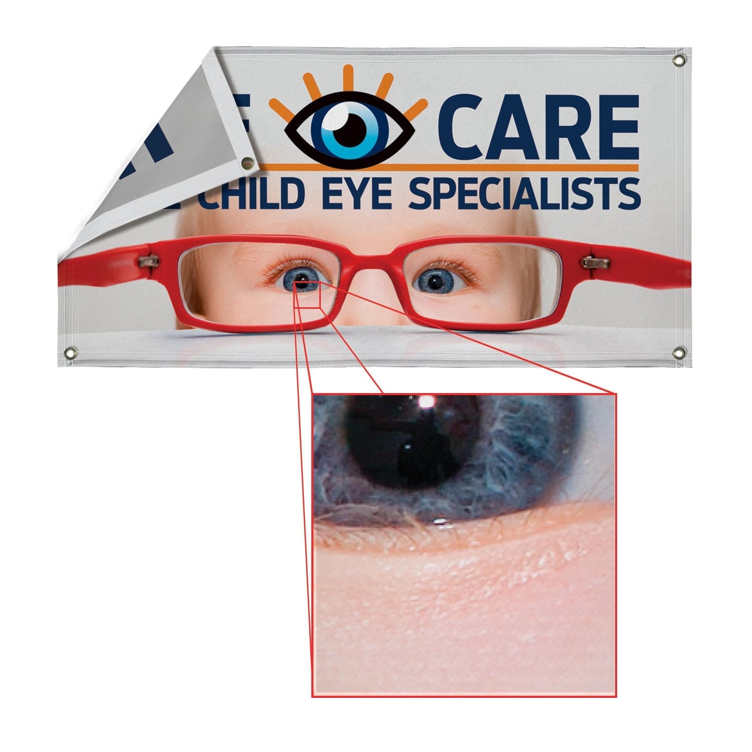 Custom Banner -18oz Titan Vinyl – 24ft x 4ft – Double Sided – Display Pros