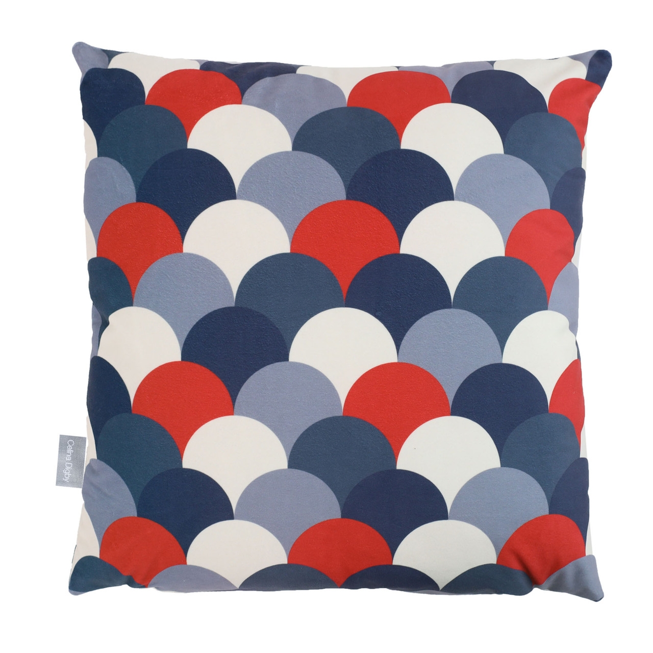 Celina Digby Luxury Opulent Velvet Cushion – Scandi Hills Navy Hollow Fibre Filling