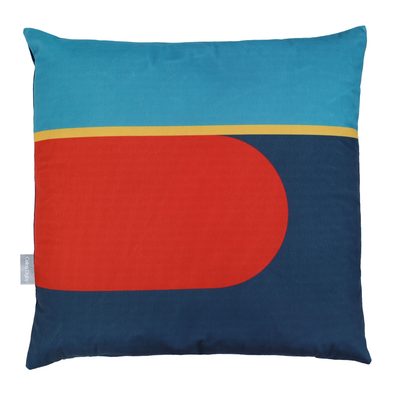 Celina Digby Luxury Opulent Velvet Cushion – Red Harmony Feather Filling