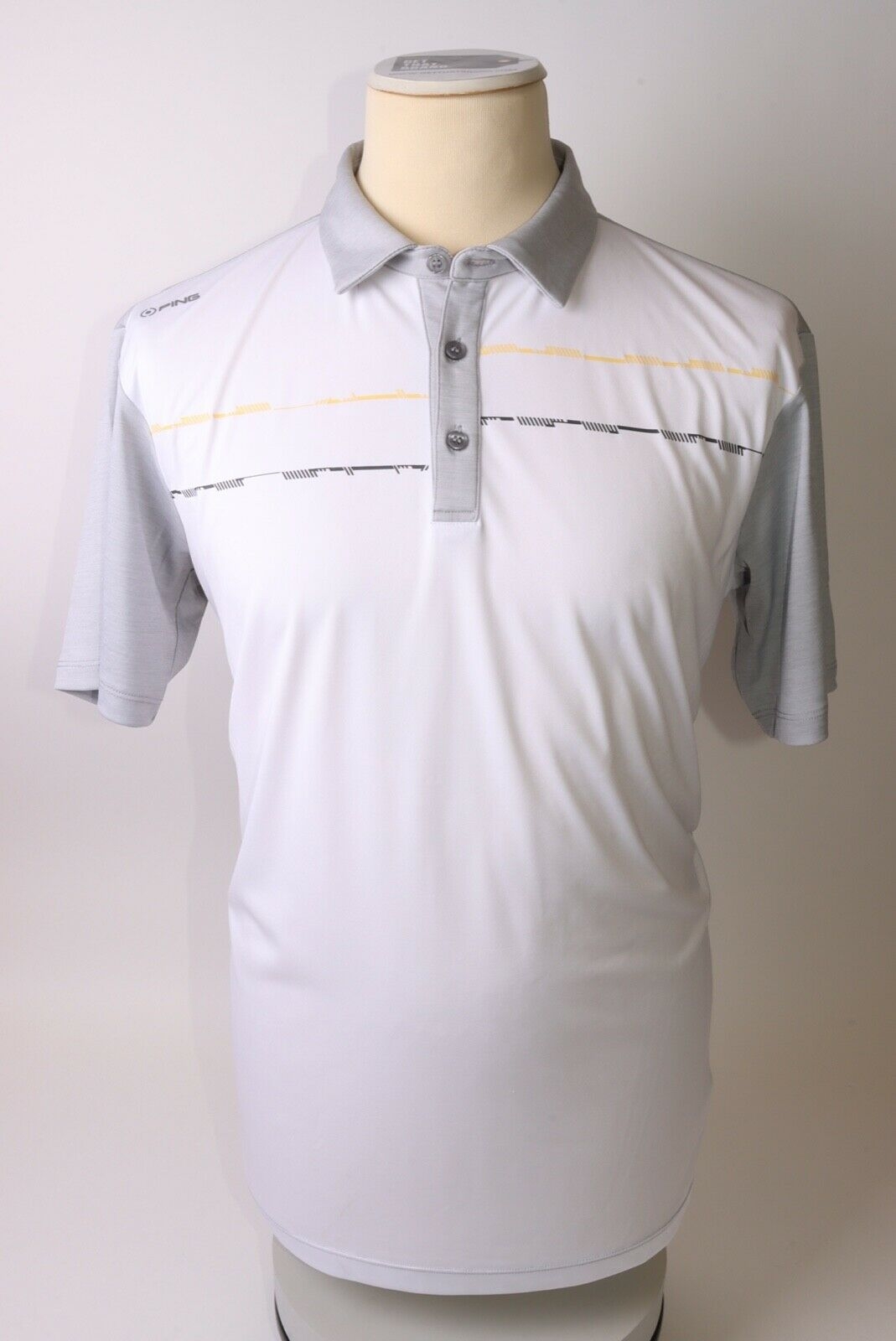 Ping Men’s Newton Polo Shirt – White – L – Get That Brand