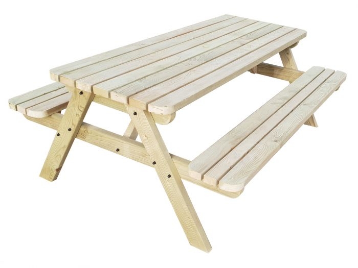 FORTEM Rounded Picnic Table and Bench