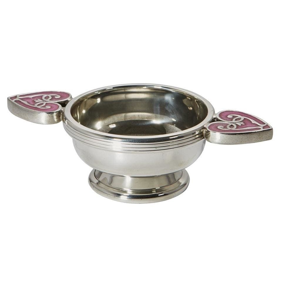 2.75″ Baby Pink Heart of the Highlands Quaich