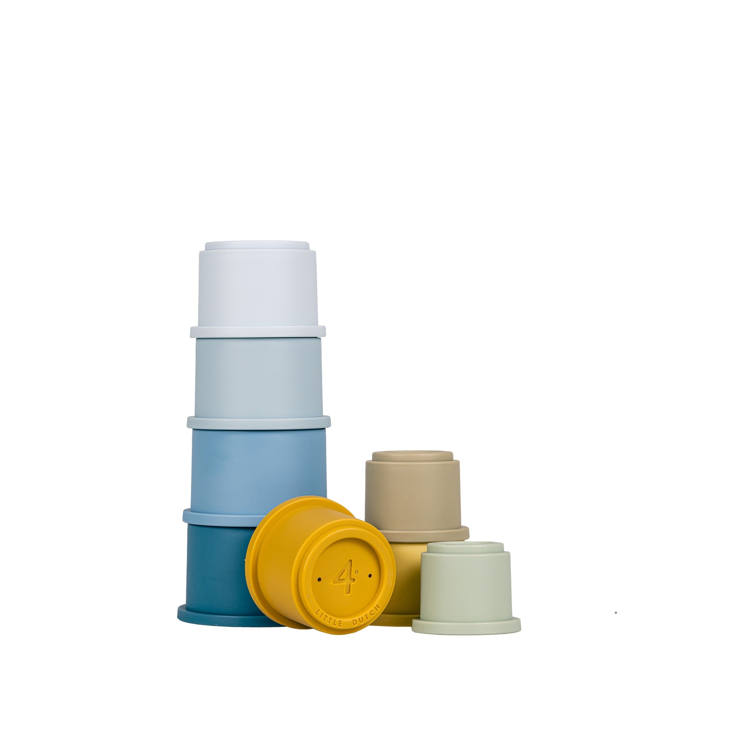 Little Dutch | Stacking Cups Blue – Pippeta