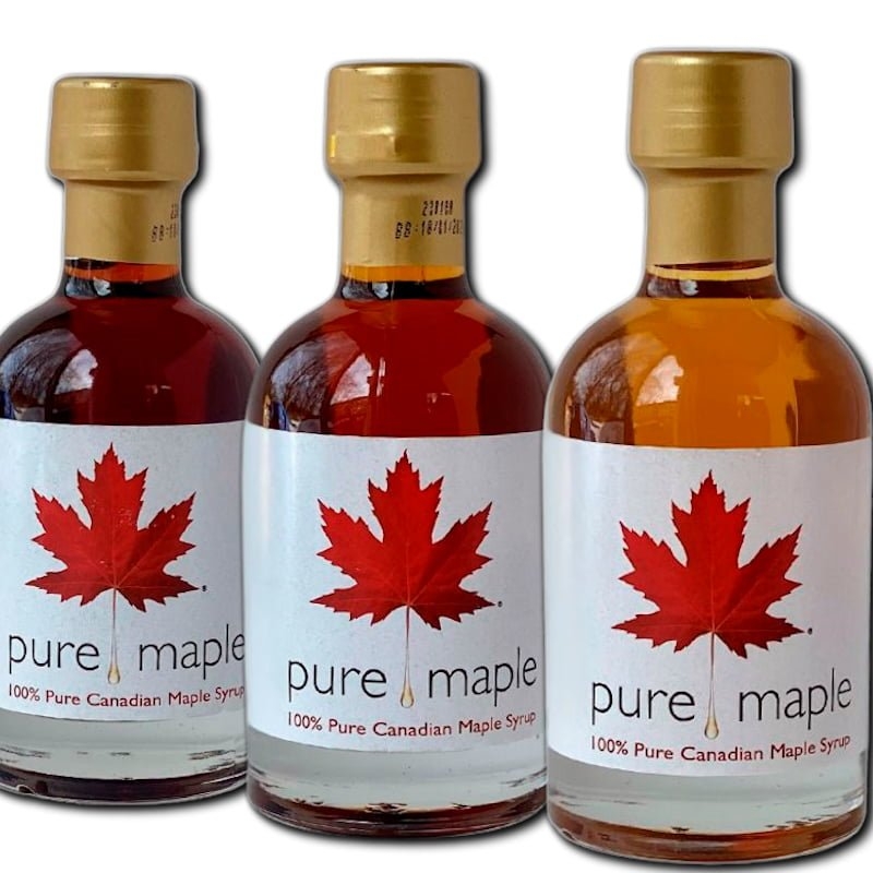 Maple Syrup Trio [Golden Delicate, Amber Rich, Dark Robust] – Pure Maple