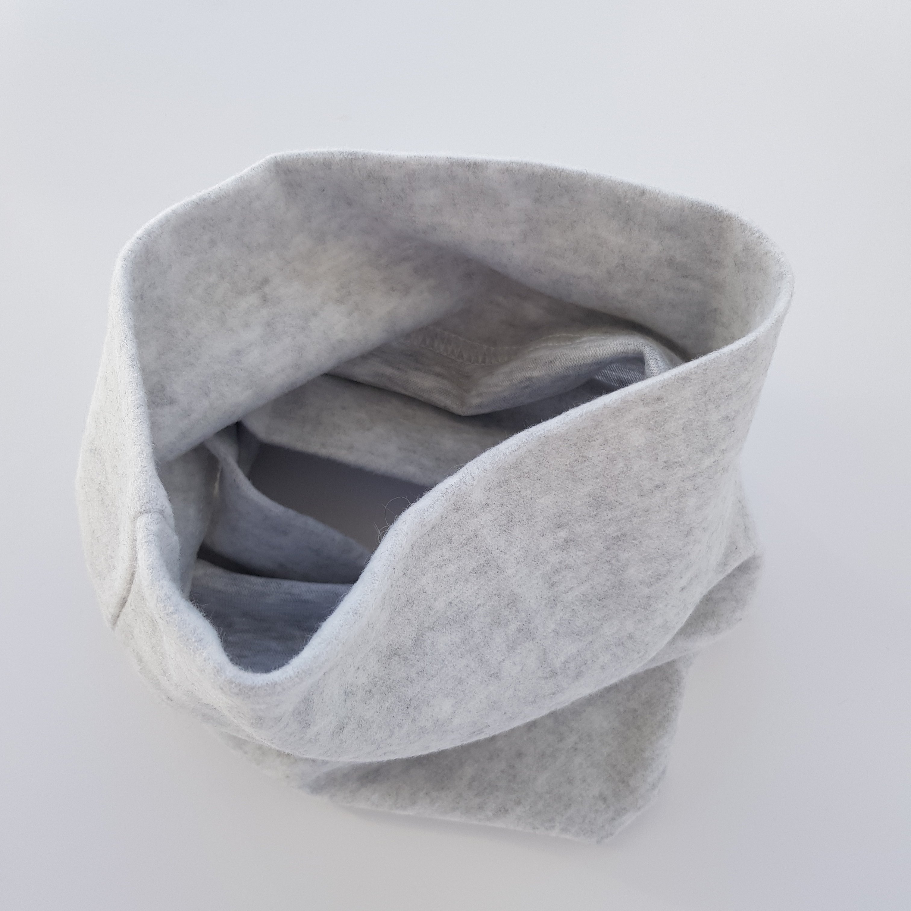 Snood Warm Scarf For Winter For Boys & Girls ( Matching Hats Available) – One – Grey Melange – evCushy – BeBe-Mar