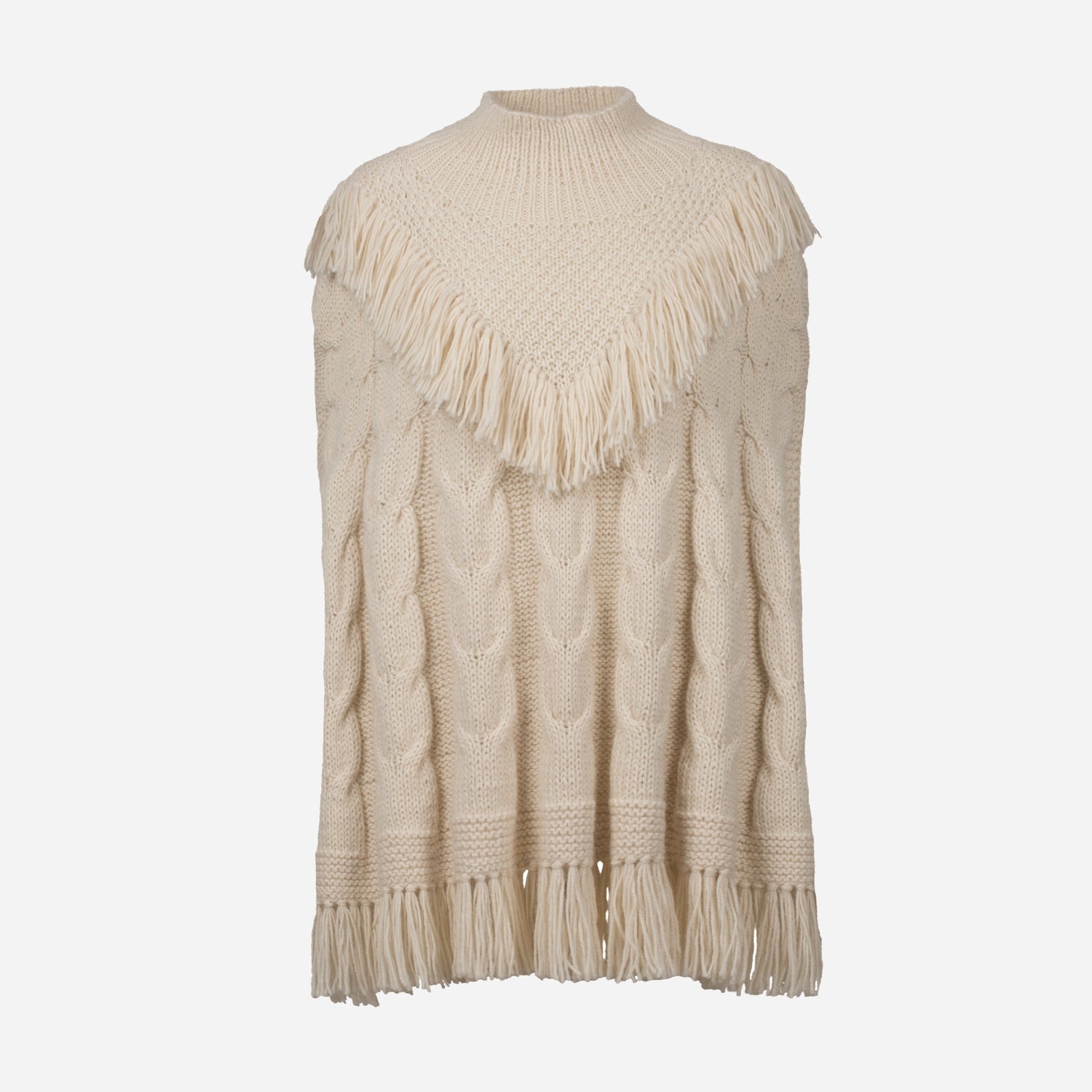 Nelly Poncho – Alpaca wool – S / M – Luxury Marino Wool – Fairtrade & Sustainable – Aessai