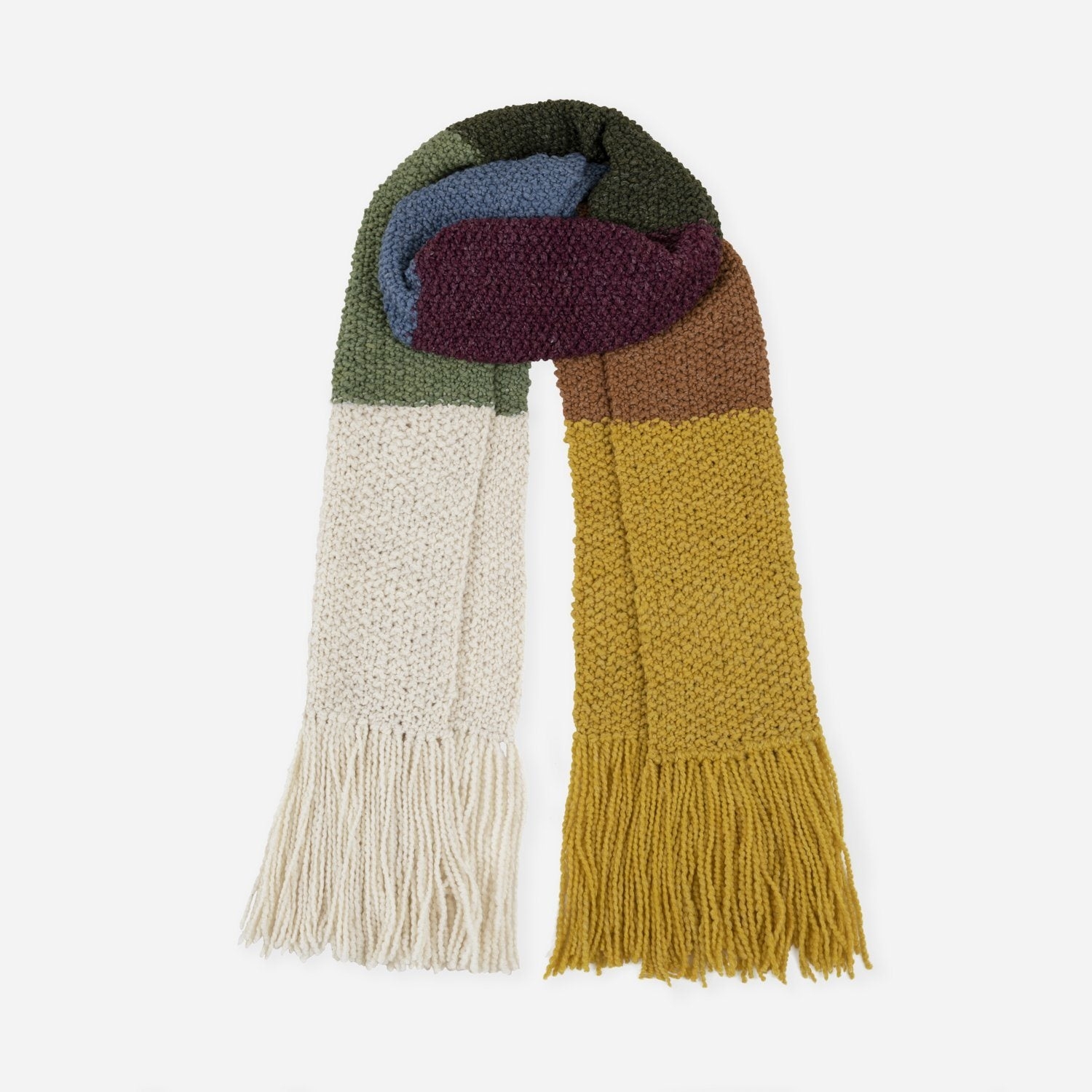 La Paz Scarf Multicolour – Merino wool – One Size – Luxury Marino Wool – Fairtrade & Sustainable – Aessai