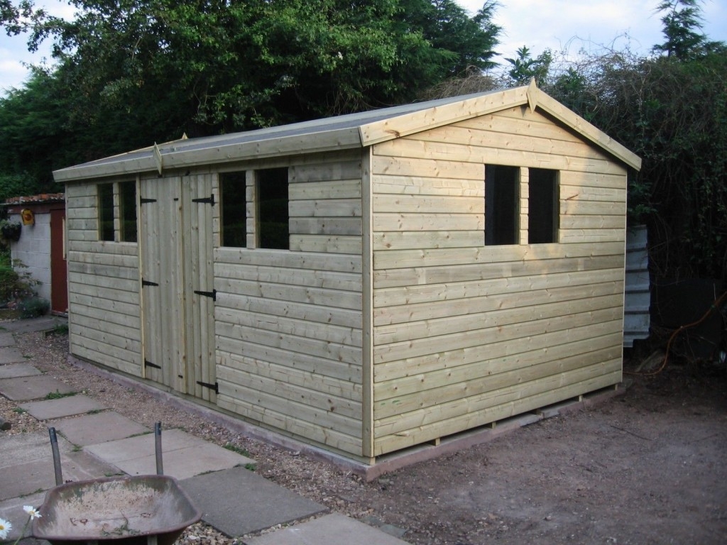 20 x 8ft 19mm Ultimate Tanalised Apex Shed