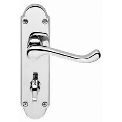 Epsom Bathroom Door Handle 170mm X 40mm Polished Chrome – My Door Handles