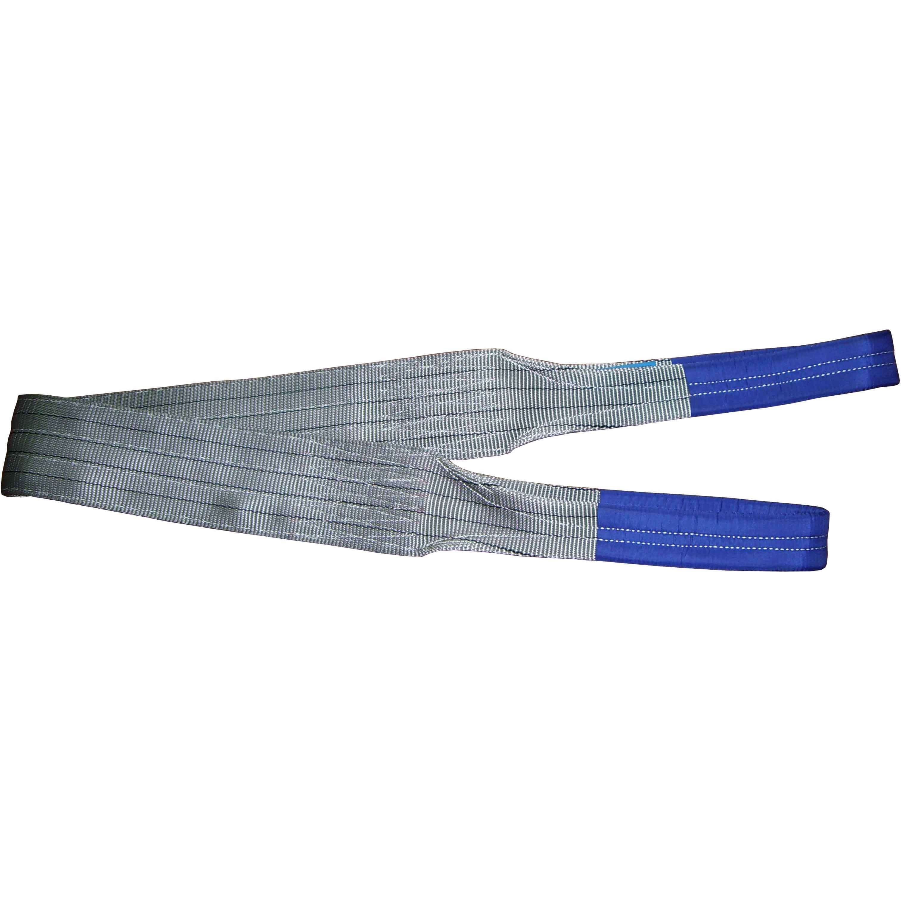 4 Tonne Duplex Flat Webbing Slings – White – Safety First Lifting