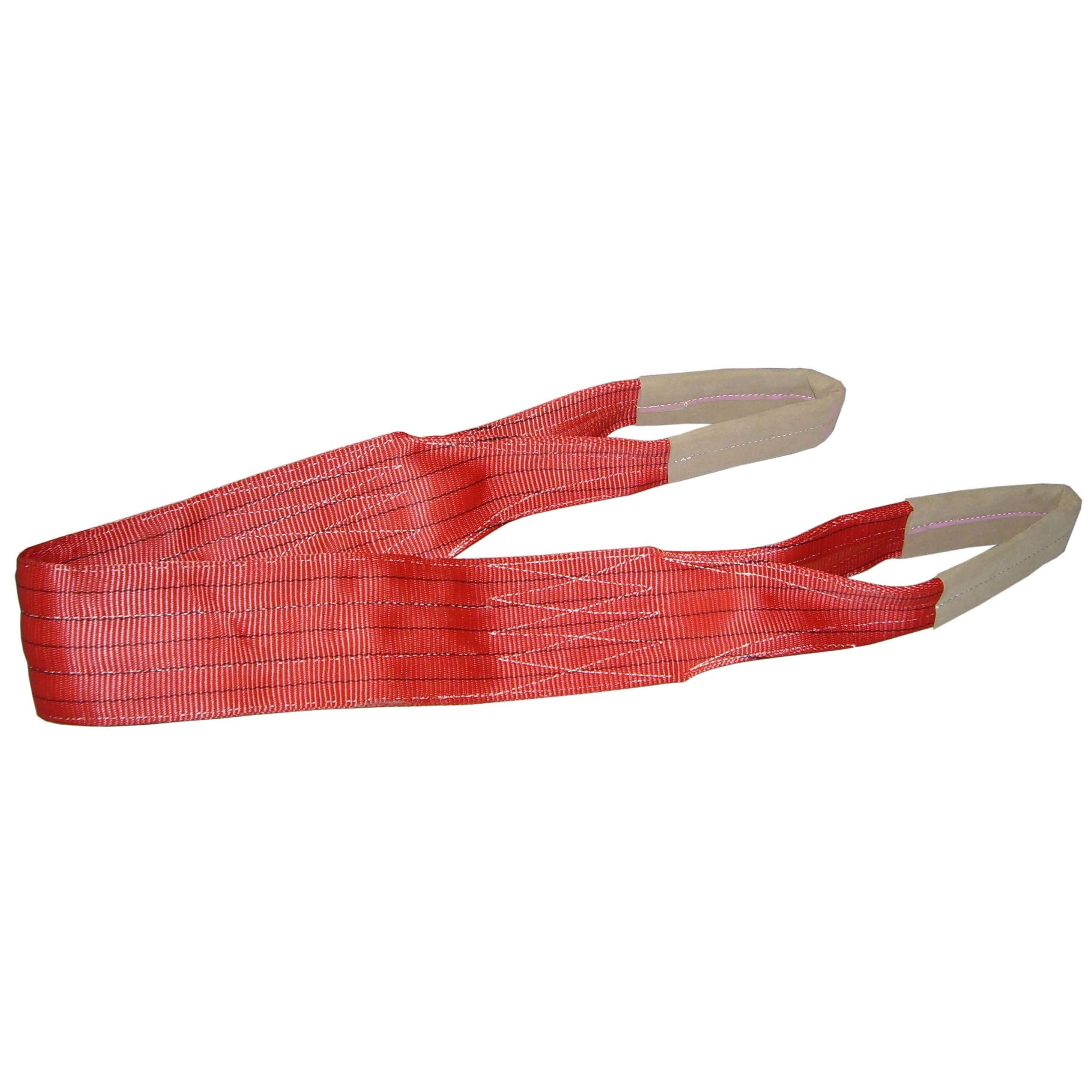 5 Tonne Duplex Flat Webbing Slings – Red – Safety First Lifting