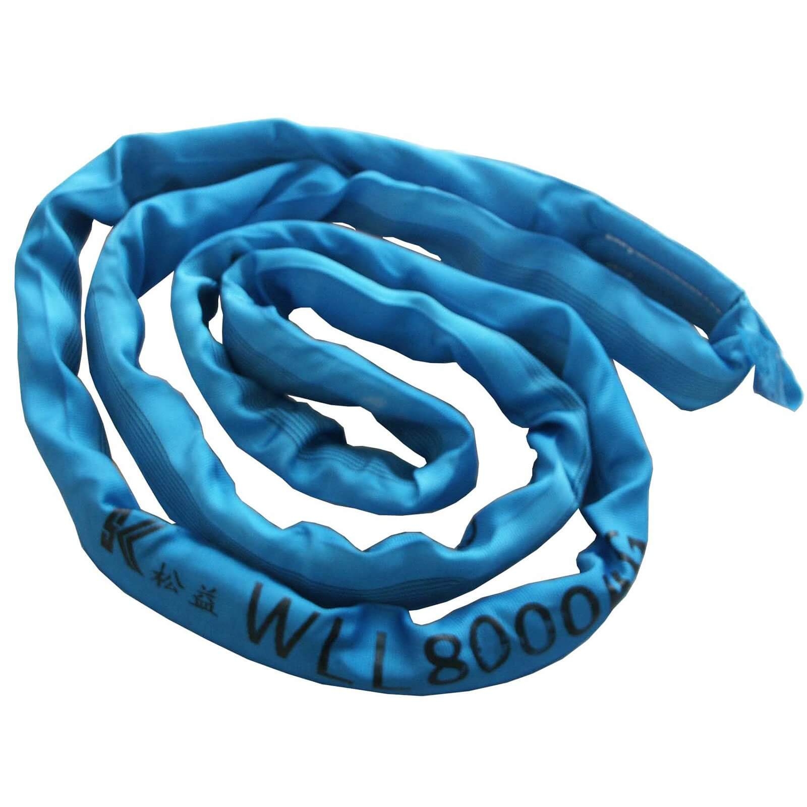 8 Tonne Round Slings – One Layer – Blue – Safety First Lifting