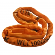 10 Tonne Round Slings – One Layer – Orange – Safety First Lifting