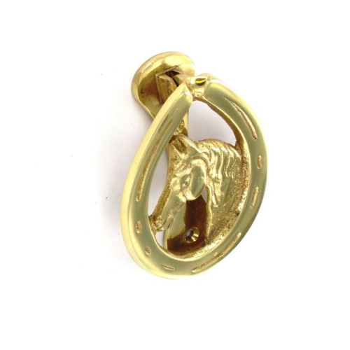 Golden Grace S2271 Horse Head Knocker face fix 100mm – Gold – My Door Handles