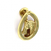 Golden Grace S2271 Horse Head Knocker face fix 100mm – Gold – My Door Handles