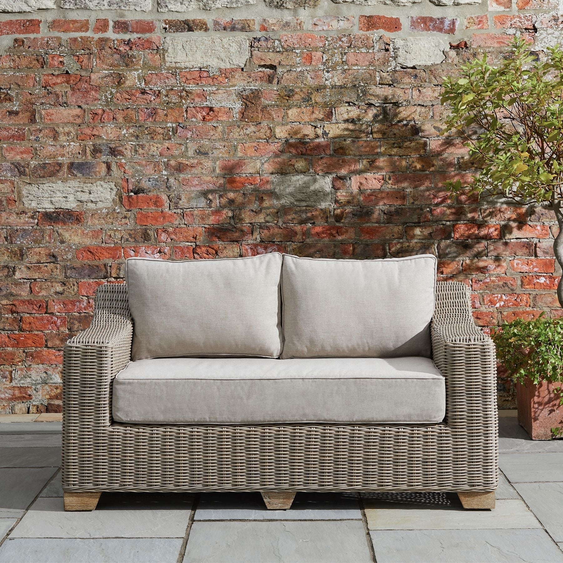Capri Collection Outdoor Two Seater Sofa – Premium Furniture – Noble & Nook