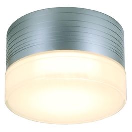 SLV MICRO FLAT wall and ceilinglight, round, silver-grey,GX53 , max. 9W, frosted glass 229912