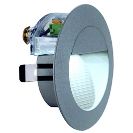 SLV DOWNUNDER LED 14 recessed walllight, stone grey, 0.8W,6500K , IP44 230201