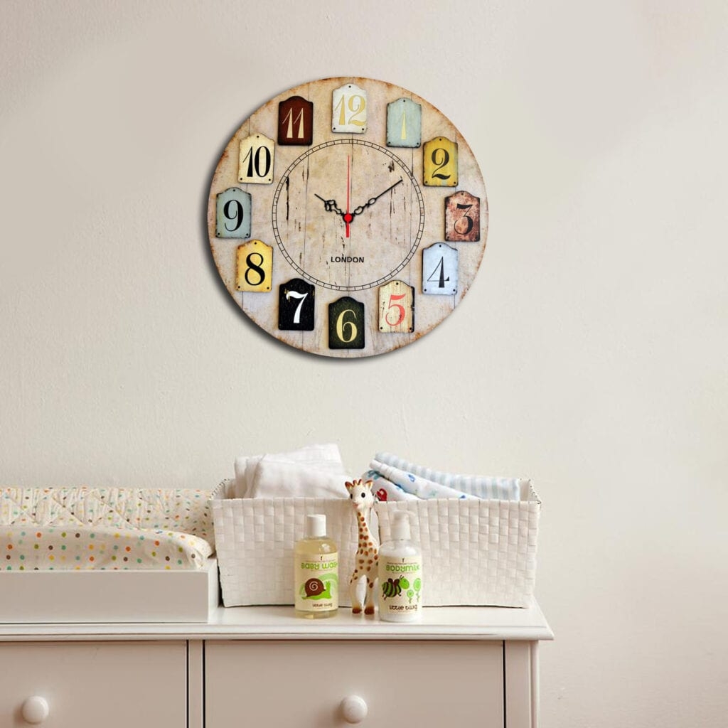 Decorative MDF Clock – Antic