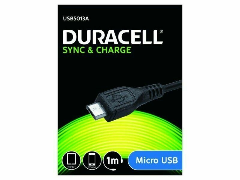 Duracell USB Data Transfer/Charging Cable – Micro USB – USB5013A, 0C10699 – EpicEasy