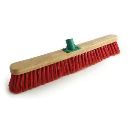 18″ Stiff PVC Platform Broom Head Large Stiff Sweeping Brush