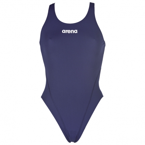 Womens Solid Swim Tech One Piece 36″ Navy/White – Arena