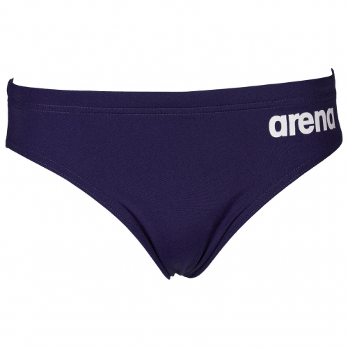 Boys Solid Swim Brief 28″ Navy/White – Arena