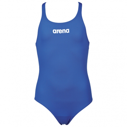 Girls Solid Swim Pro One Piece Swimsuit 26″ Royal/White – Arena