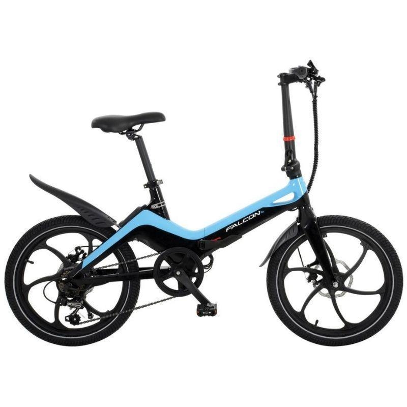 Dawes Cycles Falcon Flo 36V Electric Bike – Black/Blue – Generation Electric