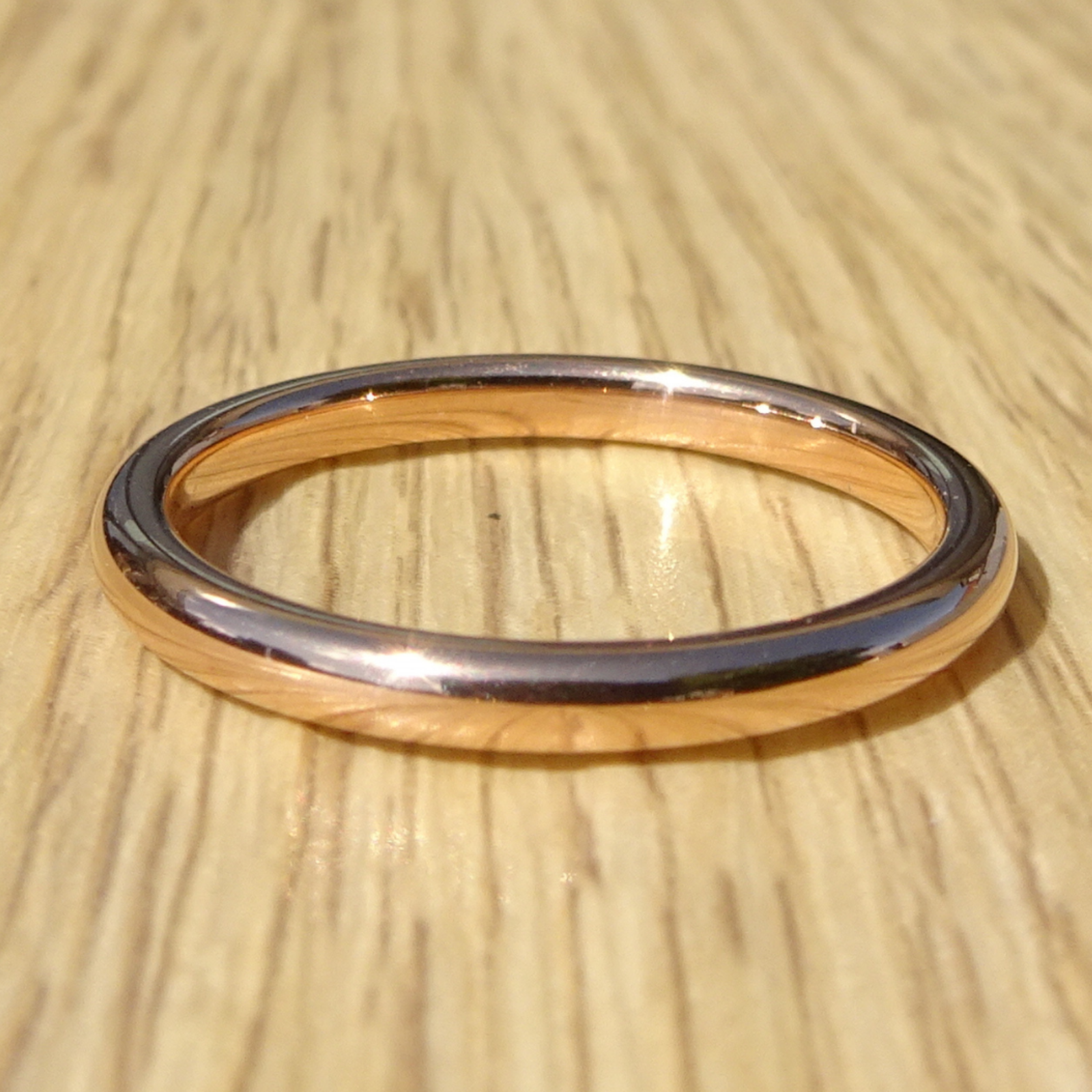 Real Rose Gold Ladies Tungsten Wonder Ring Don’t know – Rock Solid Rings