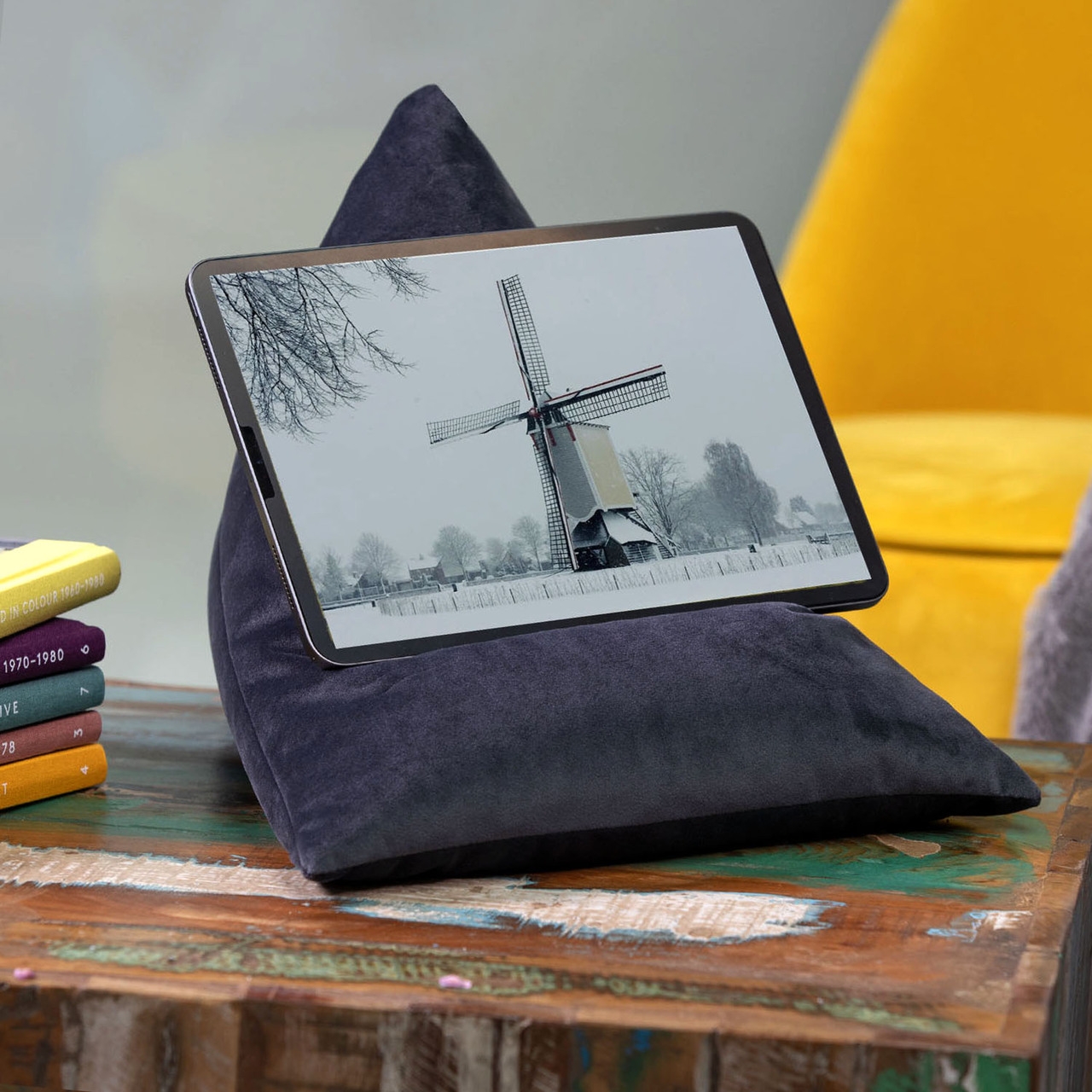 Celina Digby Luxury Tablet Beanbag – Graphite Grey