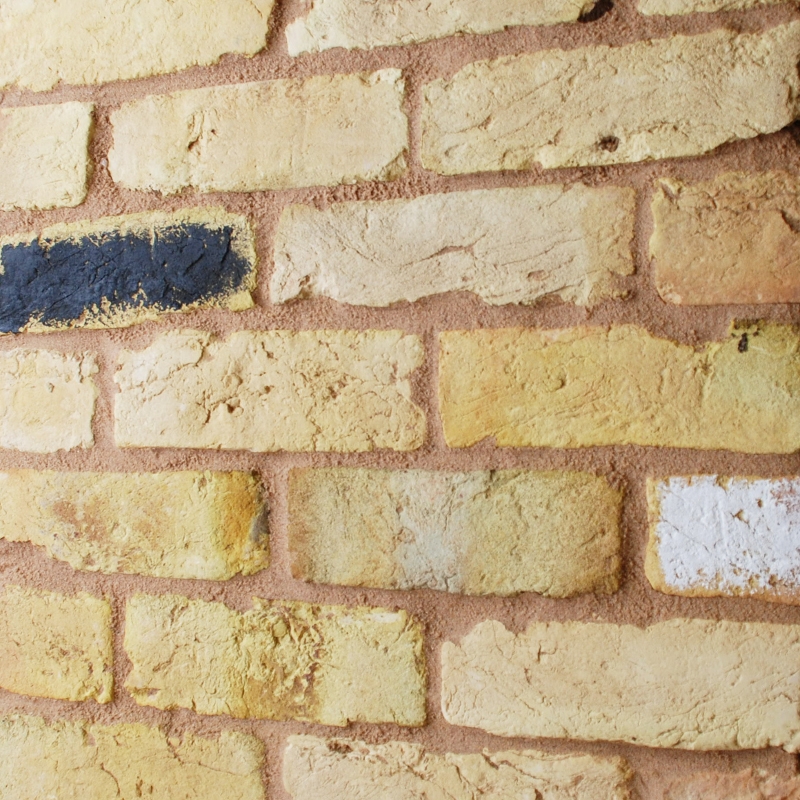 Reclamation London Yellow Brick Slips – One Square Meter – 60 TilesBox Size – One Square Meter – 60 Tiles – Reclaimed Brick Tiles