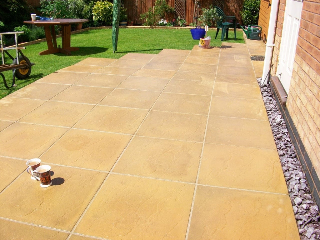 Standard Buff Concrete Paving Slab 600 x 600 x 50mm (2×2)