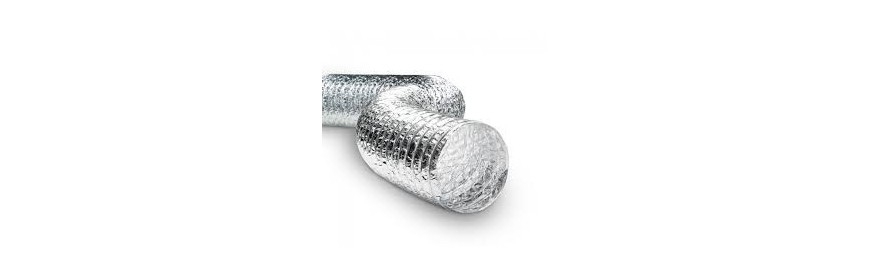 Aluminium Plain Flexible Ducts – Ventilation System Parts – Easy Hvac