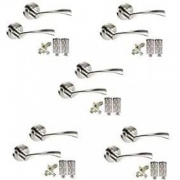 5 Sets Of Twist Astrid Style Modern Chrome Door Handles With Duo Finish Door Lever Latch Pack – Golden Grace – My Door Handles