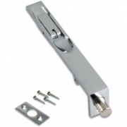 150mm Polished Chrome Lever Action Door Flush Bolt – My Door Handles
