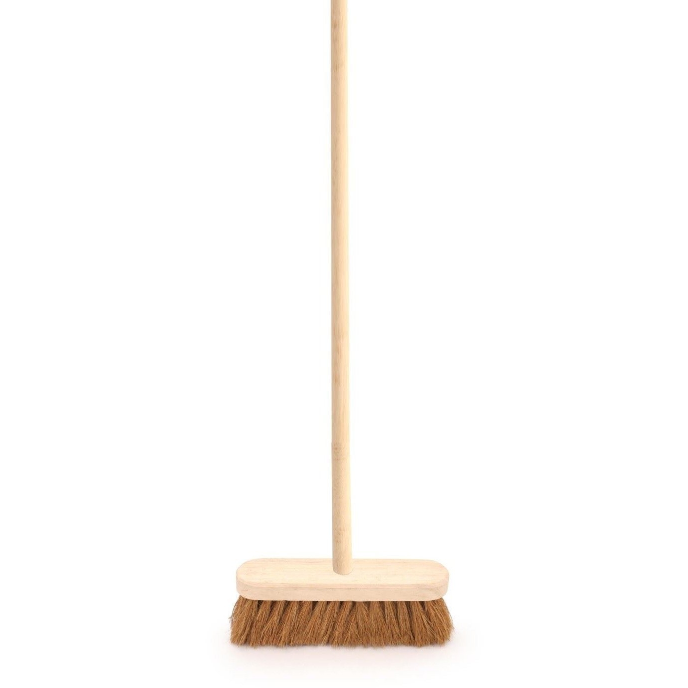 10″ Soft Coco Broom Sweeping Brush and Wooden Handle